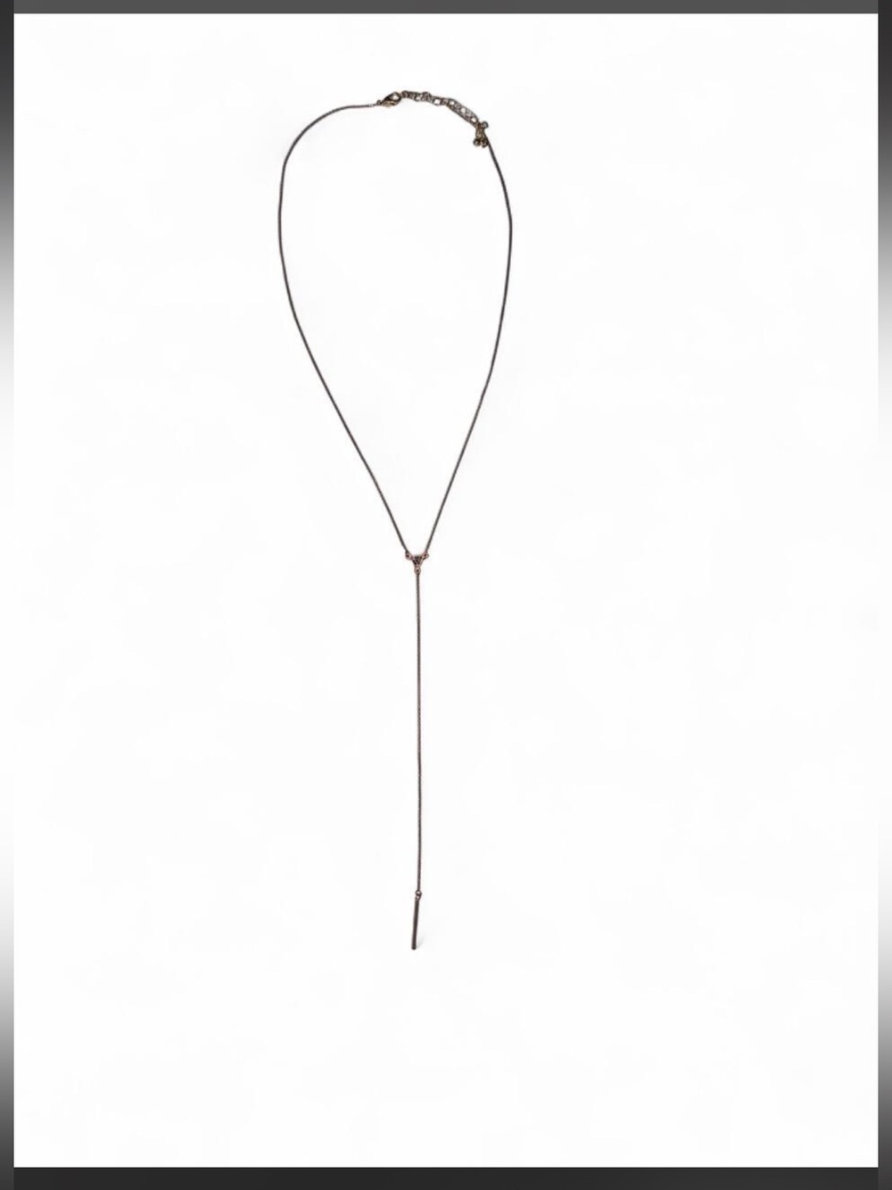 Delicate Gold Y-Chain Necklace - Women Jewelry